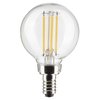 Satco 4 Watt G16.5 LED Lamp, Clear, Candelabra Base, 90 CRI, 2700K, 120 Volts S21204